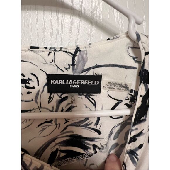 New Karl Lagerfeld Plus Size Knit Top Size XL - Picture 6 of 11